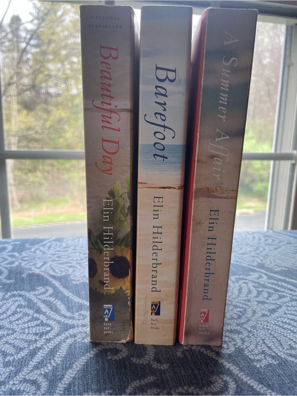 Paperback Set - Beige, White, Red Spines